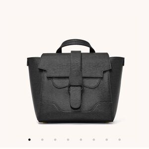 NWT senreve mini maestra real leather black mimosa leather bag still with tags